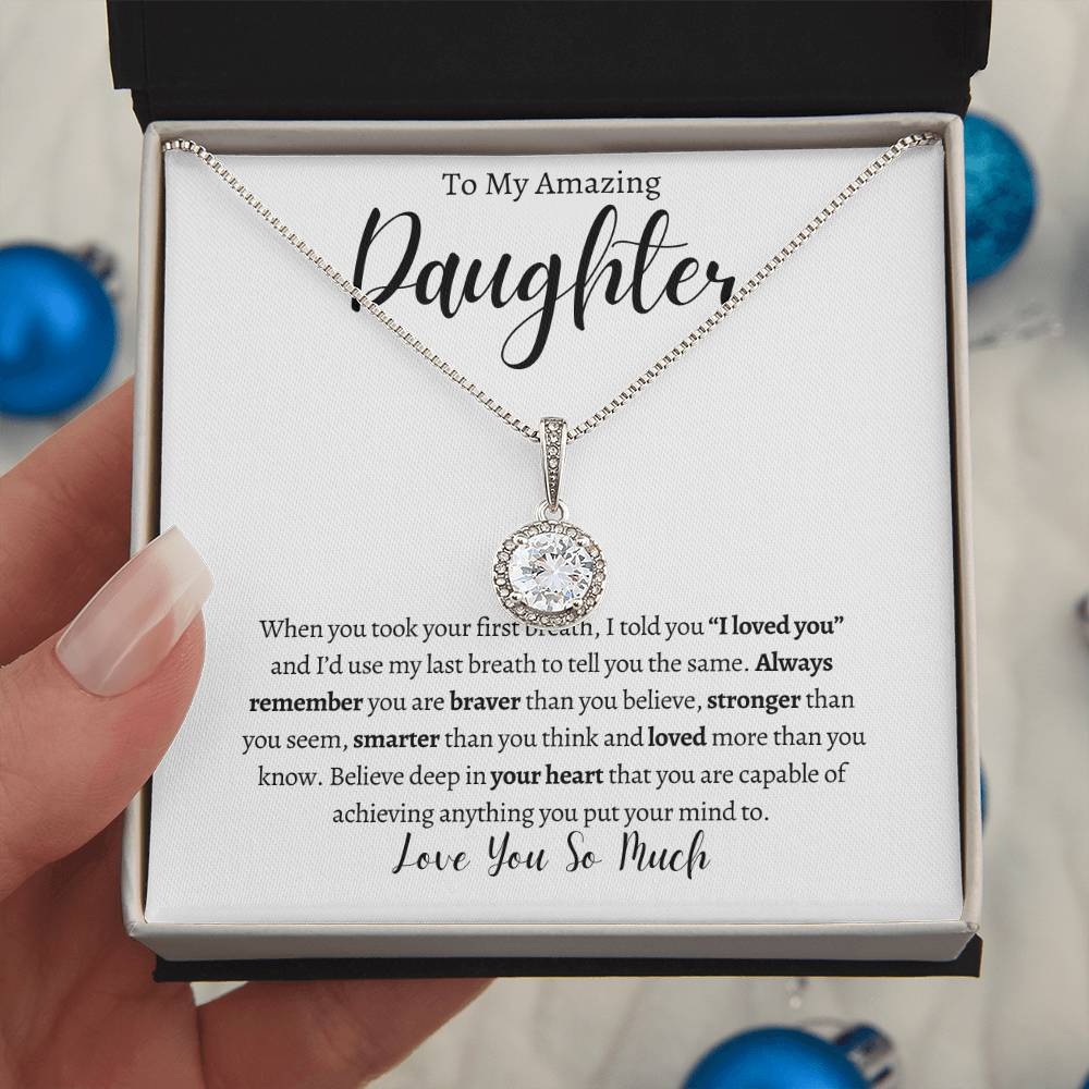 To My Amazing Daughter| Eternal Hope Necklace